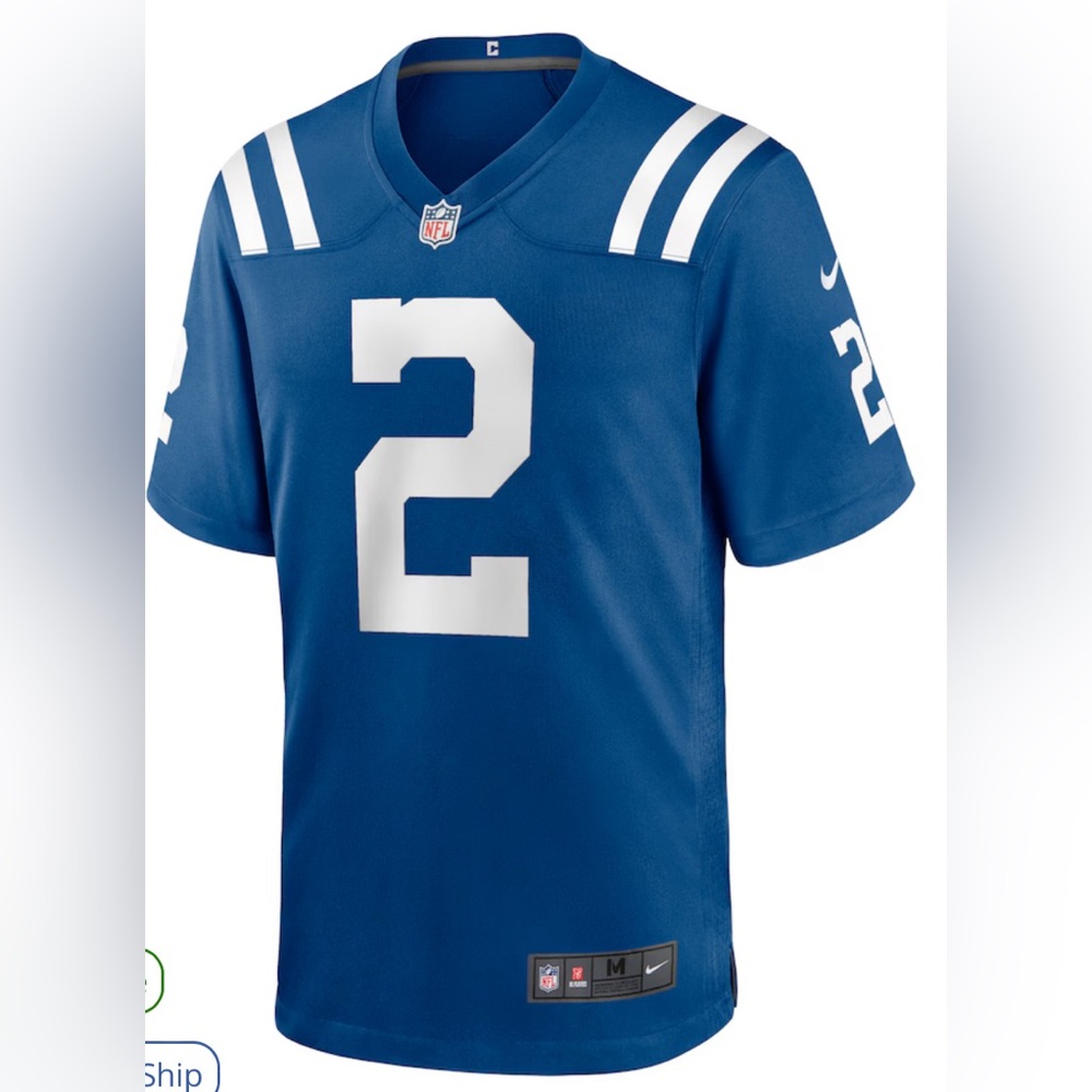 Youth Nike NFL Matt Ryan Royal Indianapolis Colts Game Jersey large 14-16, HP